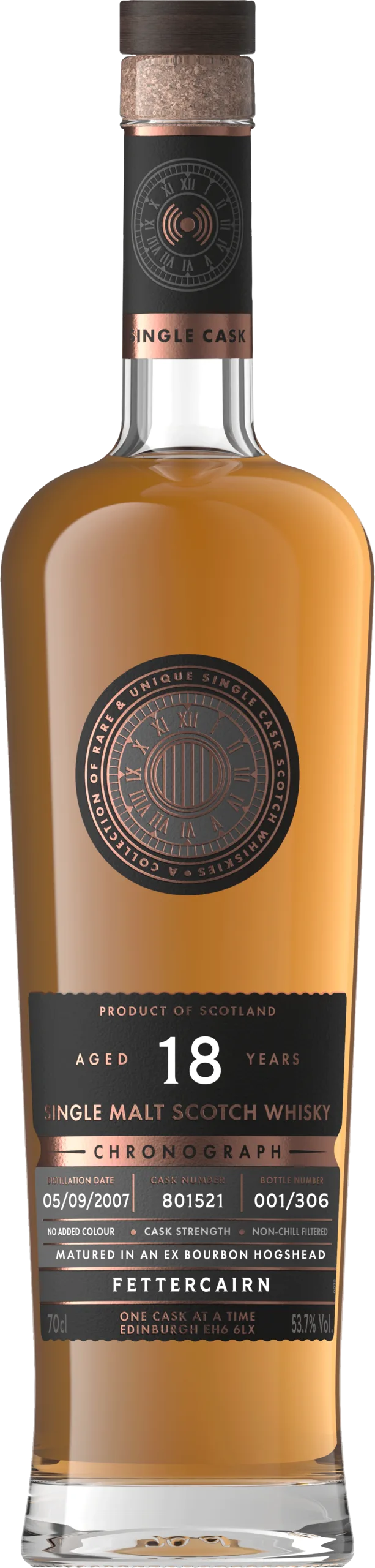 Fettercairn 18 Year Old single cask Scotch whisky
