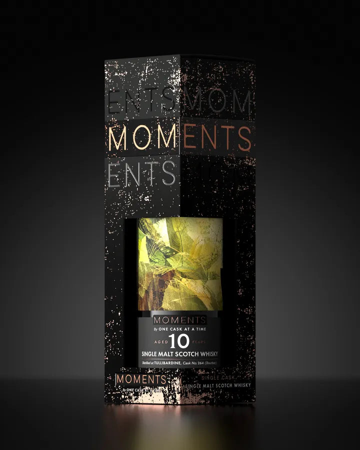 Tullibardine 10 Jahre in seiner Moments-Verpackung